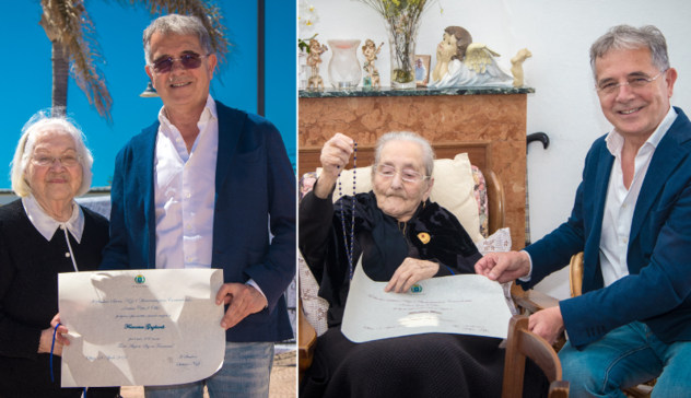 Festa di compleanno per due centenarie a Olbia