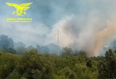 Oggi 13 incendi in Sardegna: elicotteri a Escalaplano e Dorgali