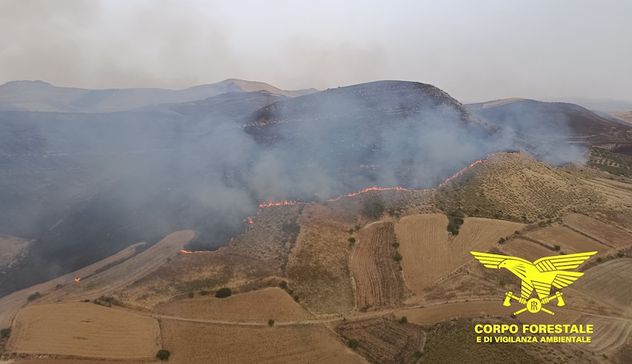 Quattordici Incendi oggi in Sardegna: a Guasila e San Vito i mezzi aerei