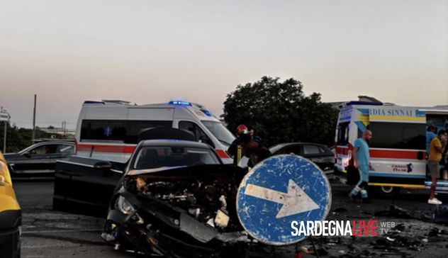 Incidente al bivio per Monserrato