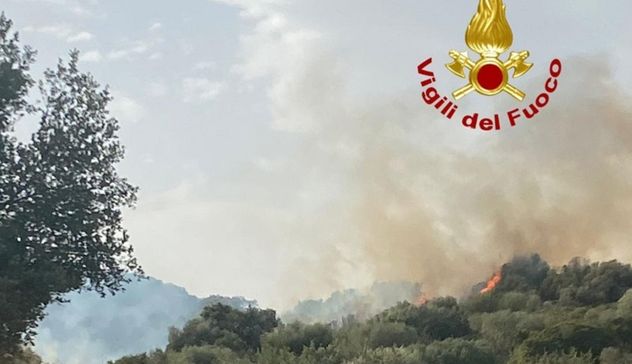 Incendio a Orotelli: strage di animali ed ettari in fumo