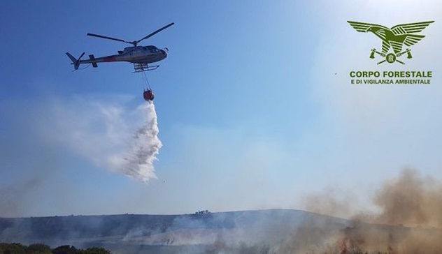 Pericolo estremo incendi, previsto per domani codice rosso nel Cagliaritano