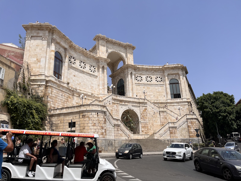 Cagliari, riapre al pubblico la passeggiata coperta del Bastione