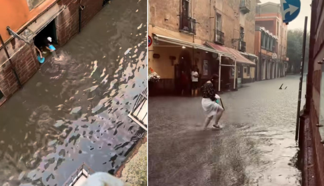 Bomba d’acqua a Bosa, più di 40 interventi dei Vigili del fuoco