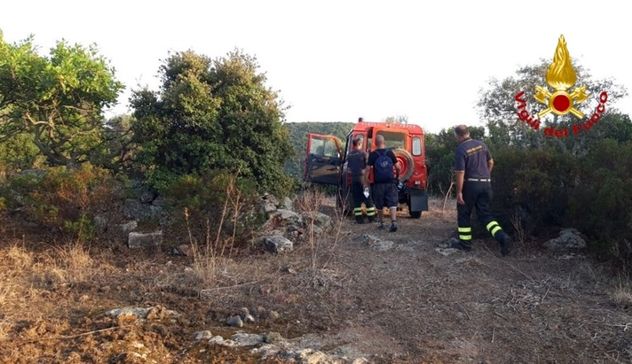 Bloccato col quad sul monte di Seneghe, salvato dal 115