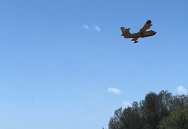 Preoccupa il rogo fra Jerzu e Cardedu: arriva il secondo Canadair