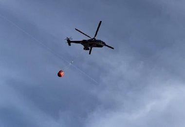 Vasto rogo a Ussana: in azione un elicottero e un Super Puma