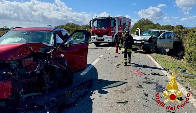 Olbia. Scontro tra un Suv e un Pick-up, due feriti