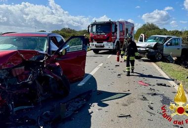 Olbia. Scontro tra un Suv e un Pick-up, due feriti