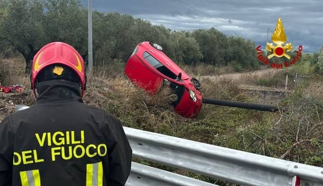 Asfalto bagnato: schianti a Guspini e Narbolia. Cinque persone coinvolte 