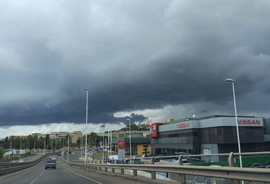 Temporale lampo nel Cagliaritano, Pirri allagata 