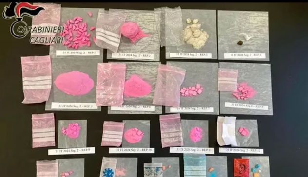 “Cocaina rosa”: primo sequestro a Cagliari, un giovane in manette