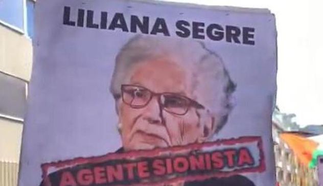 Mo: cartello antisemita contro Liliana Segre, procura indaga per odio razziale