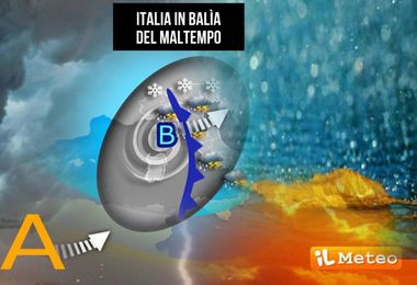 Italia in balìa del maltempo: pioggia, vento e neve fino al weekend