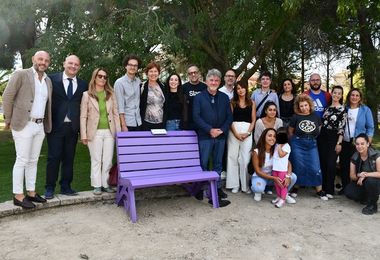 A Sassari la prima panchina viola dedicata alla consapevolezza dell'epilessia