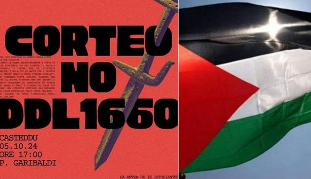 Cagliari: il 5 ottobre corteo contro il ddl Sicurezza e pro Palestina