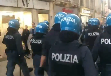 Cagliari. Tensioni durante manifestazione: scattano le denunce