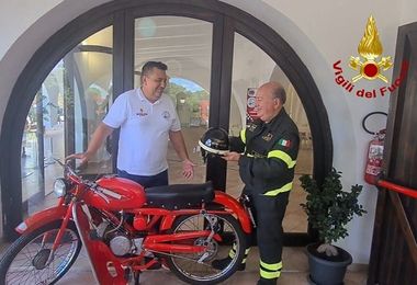 I Vigili del fuoco di Sassari danno vita al loro Motoclub 