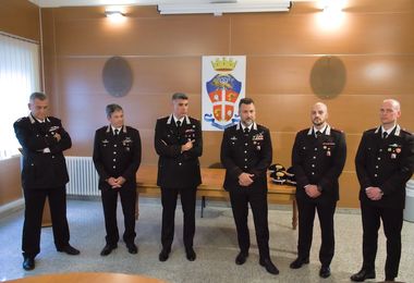 Carabinieri, nuovi incarichi per cinque ufficiali del Comando Provinciale di Nuoro