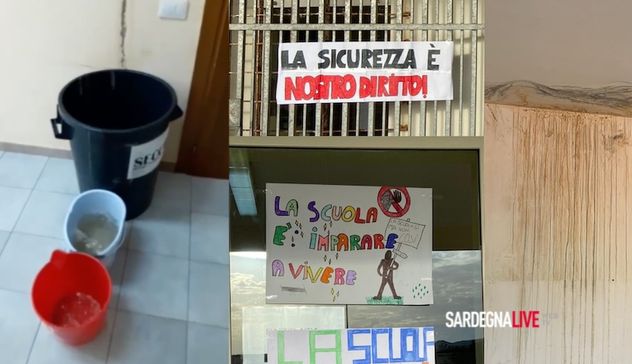 Villamar. “La scuola cade a pezzi”, protestano gli studenti dell’Istituto Alberghiero