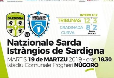 Natzionale Sarda-Istràngios de Sardigna: cresce l’attesa per la partita del 19 marzo