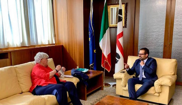 Michele Pais incontra il Rettore dell’Università di Cagliari Maria del Zompo