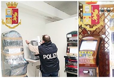 Blitz della Polizia nei locali dell’hinterland, sequestrate slot machine irregolari e maxi sanzioni da 100mila euro