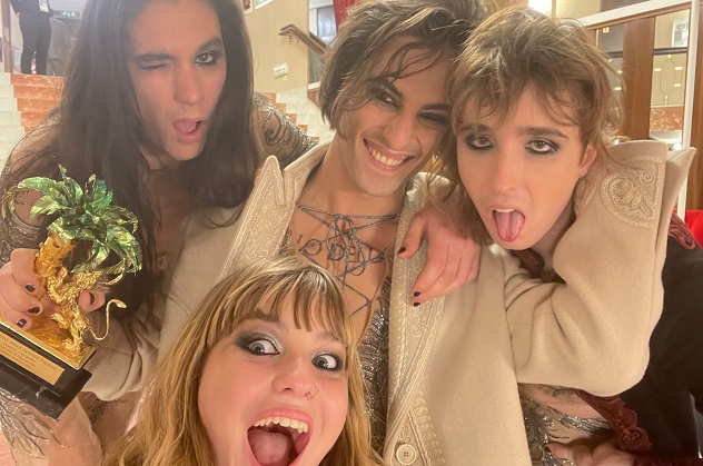 Il Rock Dei Maneskin Trionfa A Sanremo Secondi Fedez E Michielin News Sardegnalive 